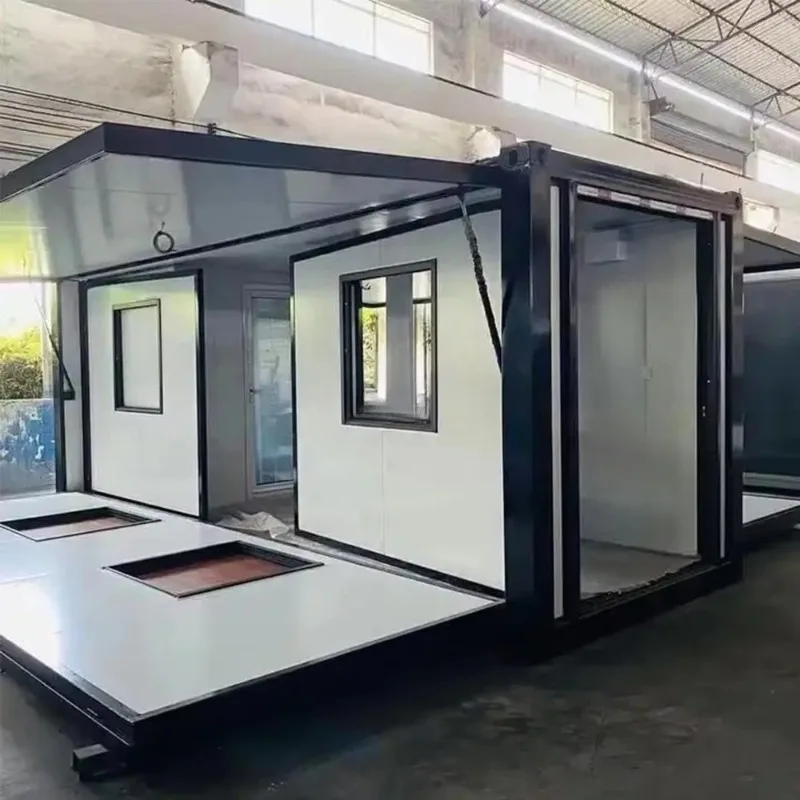 Double Wing Folding Room Container House Prefabricated Container House Modular Container House Portable Office Cabin