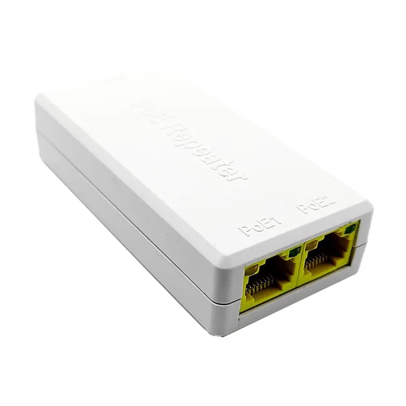 

IEEE 802.3Af/At Poe+ Standard 100 Mbps Gigabit 2 Port POE Extender, POE Repeater 100 Meters(328 Ft)-ABIU