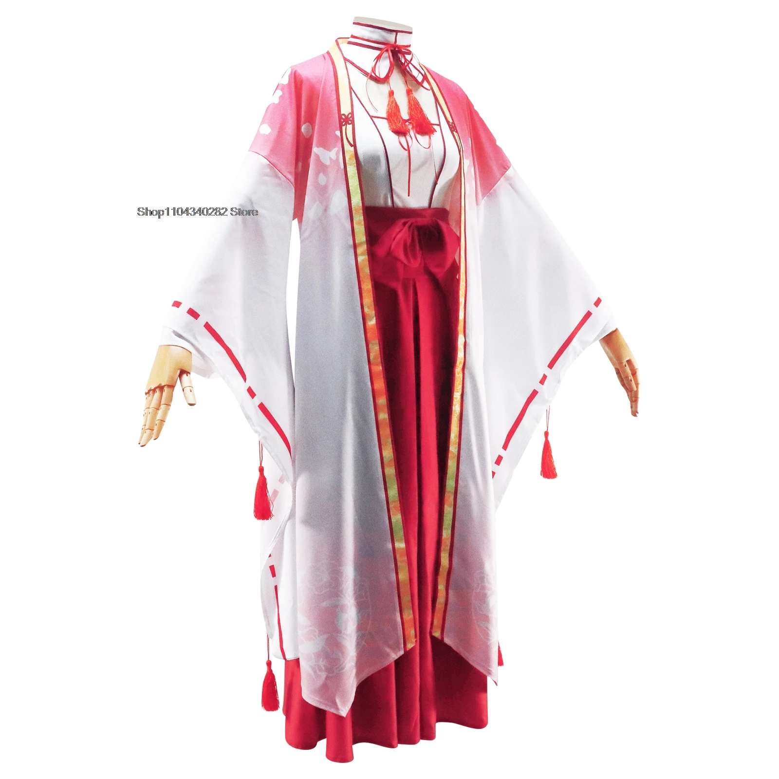 Senren*Banka Cosplay Tomotake Yoshino Anime Game Costume Japanese Kimono Dress Uniform Wig For Halloween Christmas Customized