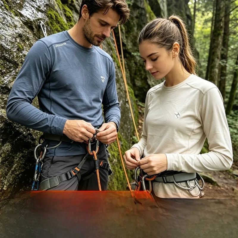 Quick Dry Outdoor Base Shirt for Men And Women Breathable Moisture Wicking Autumn T-Shirt Standard Fit Long Sleeve Casual Style