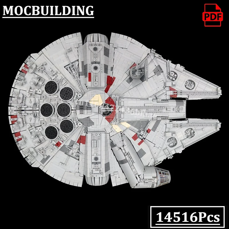 

YT-1300 грузовой корабль кирпичи MOCBUILDING блоки пространства фильм UCS космический корабль строительные игрушки подарок