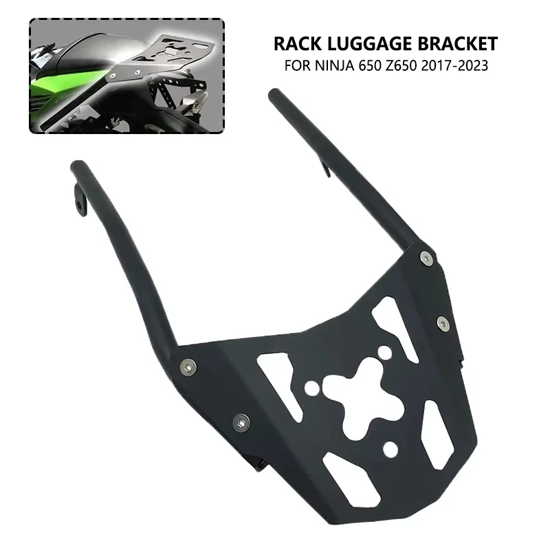 

For Kawasaki Ninja 650 Ninja650 Z650 Z 650 2017-2023 2022 Motorcycle Accessories Rear Rack Luggage Bracket Shelf Tailbox Support