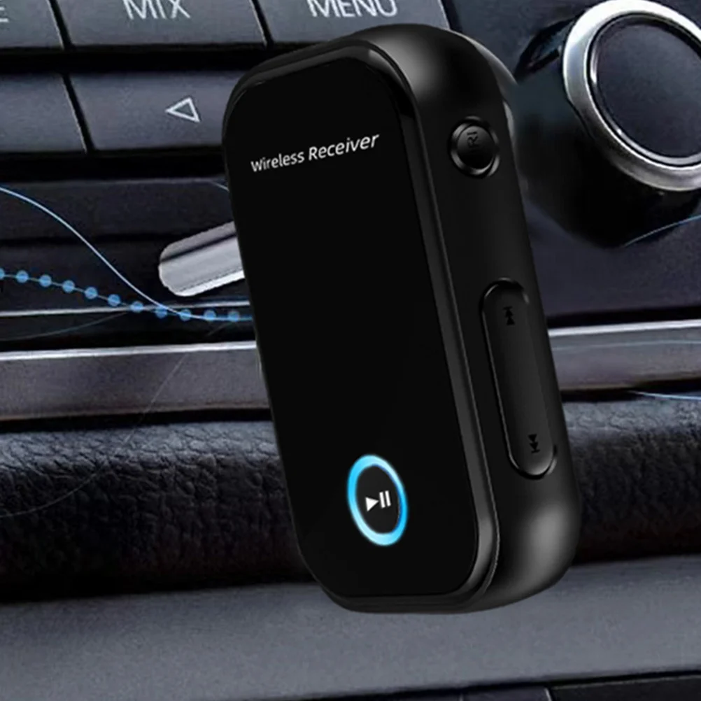 

Receiver Wireless Adapter 3.5Mm Wireless Adapter For Car Audio Aux Audio Receiver Plug Play Transmission Device