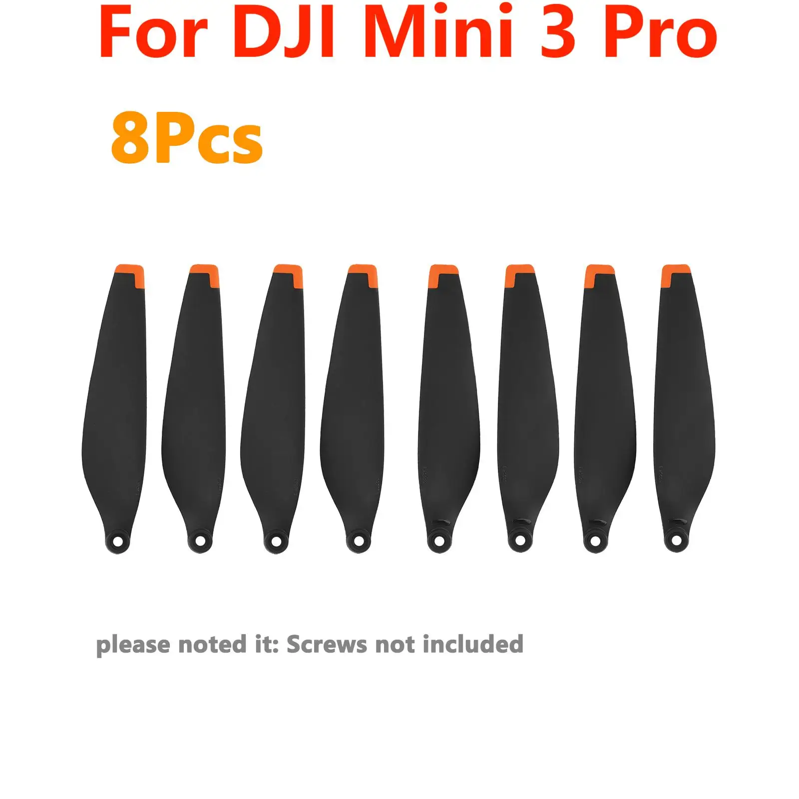 저소음 드론 경량 날개 팬 예비 부품, 프로펠러 미니 3 프로 6030F, DJI 미니 3 프로 액세서리용 퀵 릴리스, 8 개