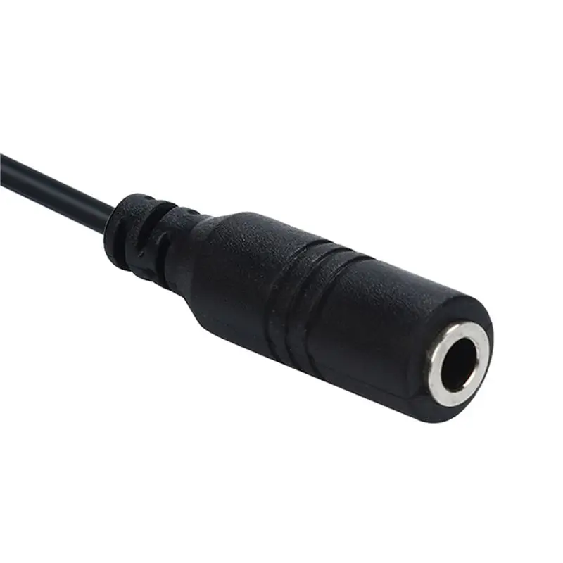 ABRI-10PC Phone Adapter Rj9 To 3.5 Female Adapter Convertor Cable PC Computer Headset Telephone