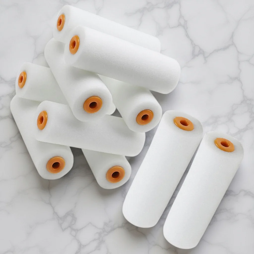10 pcs Sponge Paint Roller Small Replacement Covers For Wall Painting Decoration Tools Paint Roller Sleeves Nap