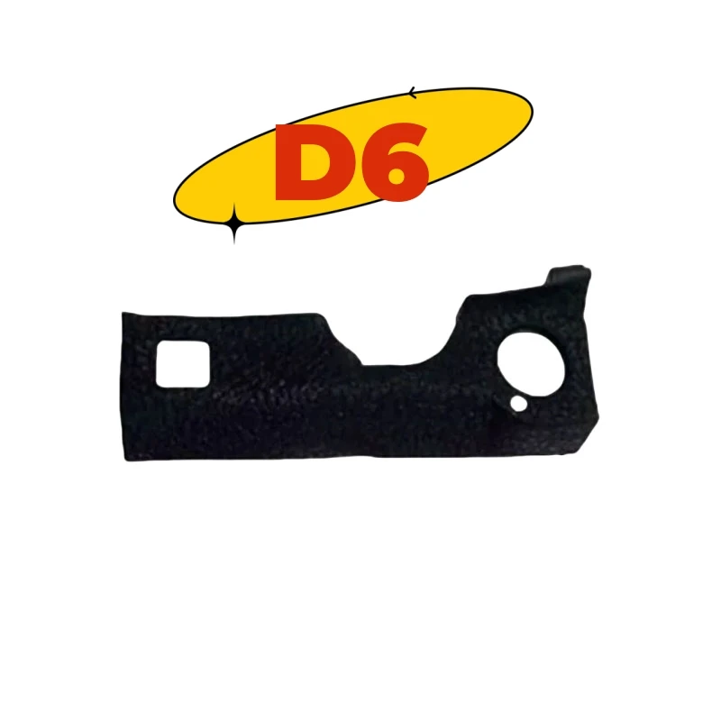 For Nikon D6 Body Rubber FX Lower Nameplate Left Leather Camera Repair Accessories Replacement Parts