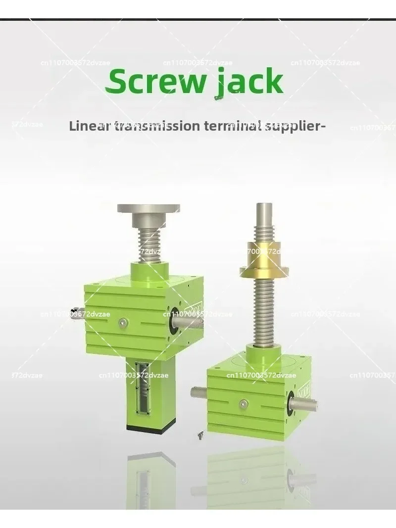 Vertical Electric Hand Platform Worm Gear Lift Spiral Machine SJA Screw Lift - Industrial Grade Precision Motion Control