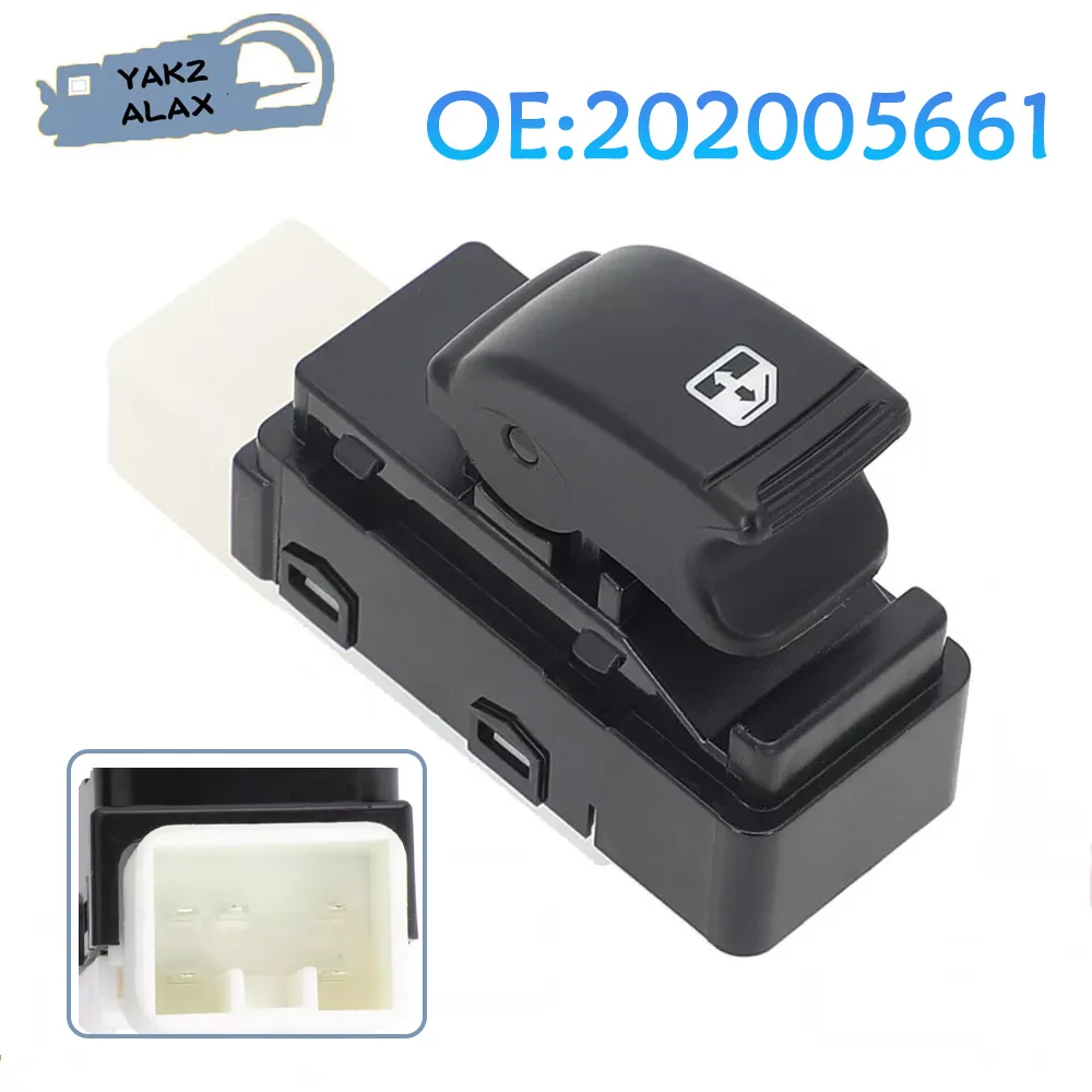 Electric Passenger Power Window Control Switch Glass Button 202005661 for Chevy Chevrolet Aveo 2007 2008 2009 2010 2011