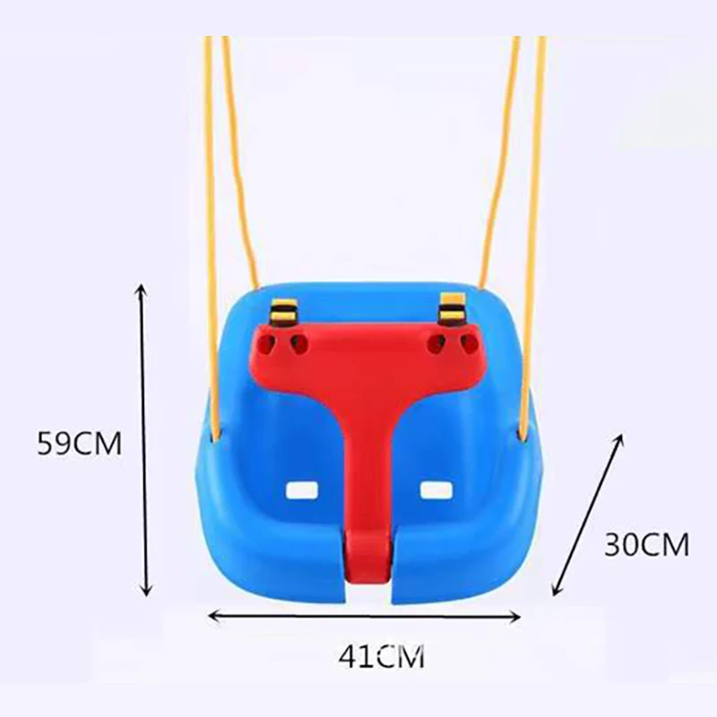 2-In-1 Snug and Secure Swing Multifunctional Swing Hanging Basket Outdoor Toy Patio Swings Blue