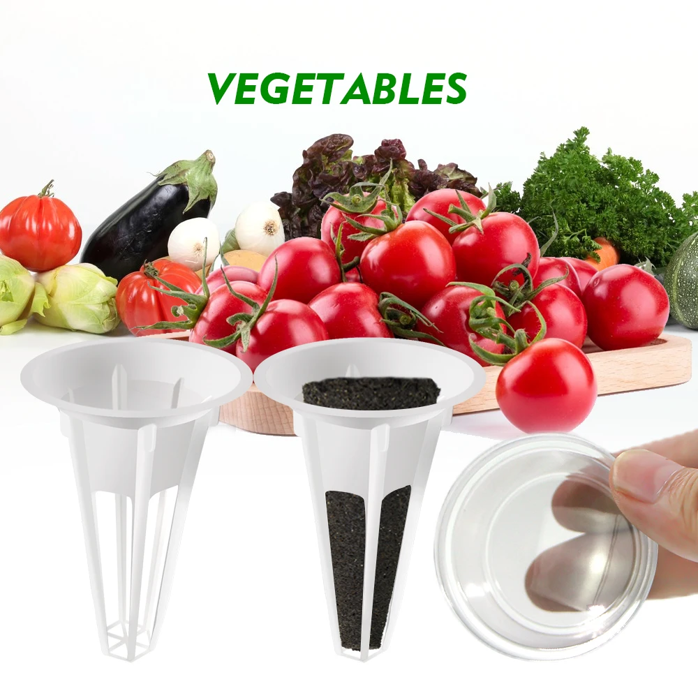 4.3x7.9cm Hydroponic Planter Basket Soilless Cultivation System for Aerogardens Planter Indoor Garden Plants Vegetable Container