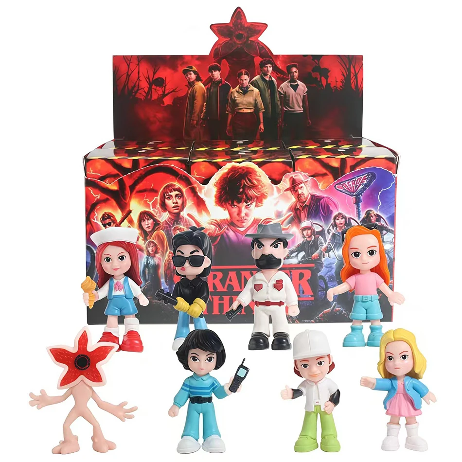 

Креативная персонализированная статуэтка-фигурка по мотивам аниме/мультфильма «Очень странные дела», сюрприз, настольное украшение, подарок на день рождения/Новый год