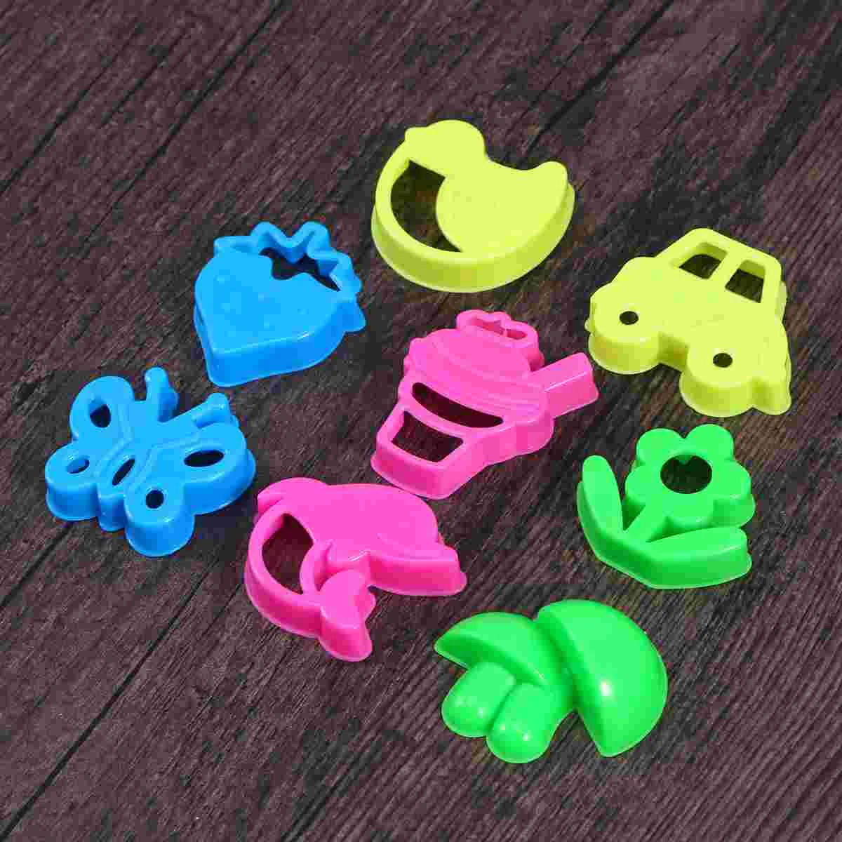 

8pcs Play Sand Molds Beach Sand Toys Set Sand Tray Toys Sand Molds Set for Kids(Flower Butterfly/ Random Color)