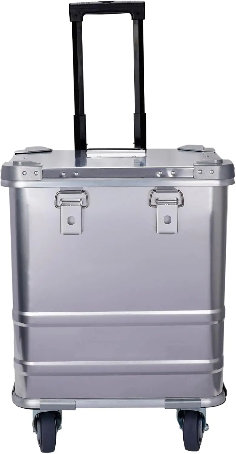 Sturdy Aluminium Box Square Storage Box Classic Truck Bed Toolboxes Aluminum Alloy Trailer Toolbox Organizer