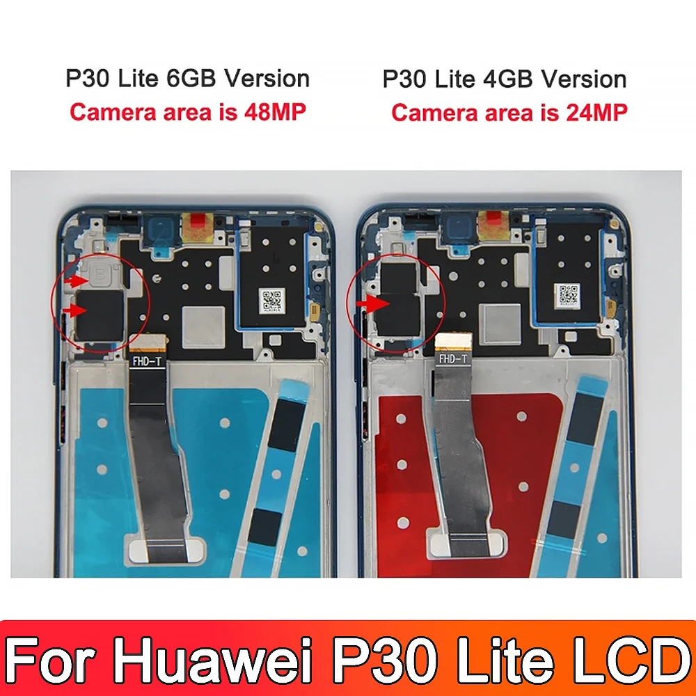 High Quality LCD For HUAWEI P30 Lite LCD Display Touch Screen Digitizer Assembly For Huawei MAR-LX1 LCD Display