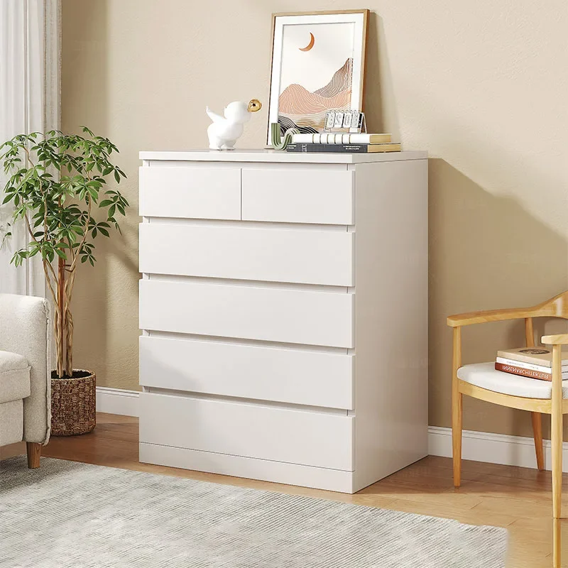 Organizer Storage Cabinet Modern Simplicity Chest Drawers For Bedroom White Cute Aesthetic Szafka Vintage Home Furniture