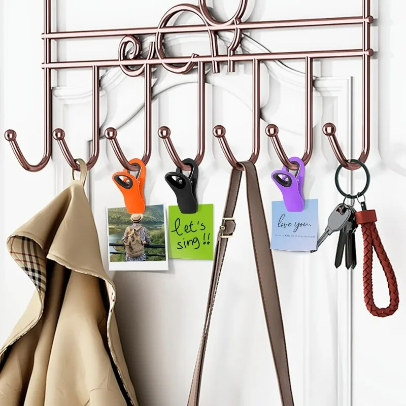 

Многофункциональные магниты на холодильник, уплотнительные зажимы, магнитные зажимы на холодильник для бюджетных листов, список заметок, влагостойкий зажим для закусок