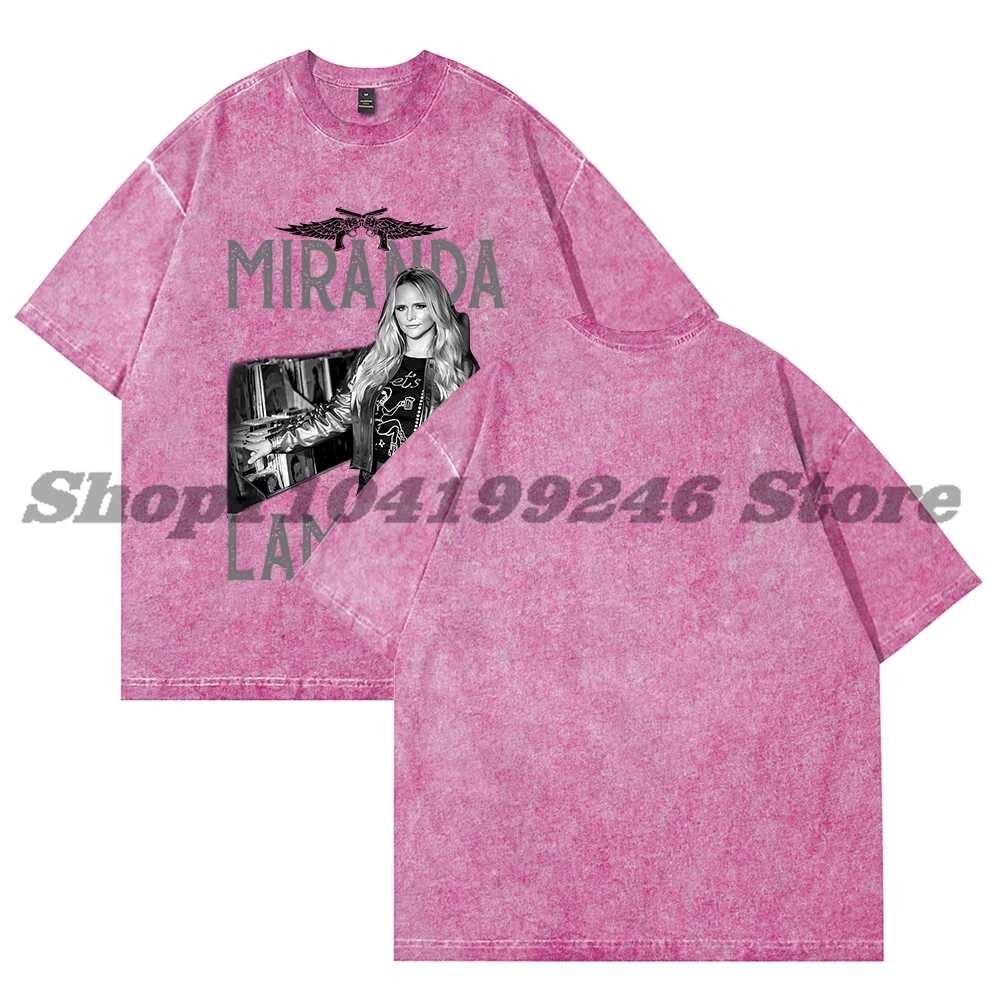 

Винтажная футболка Miranda Lambert Merch для косплея, женские и мужские модные хлопковые футболки с короткими рукавами, стиль3