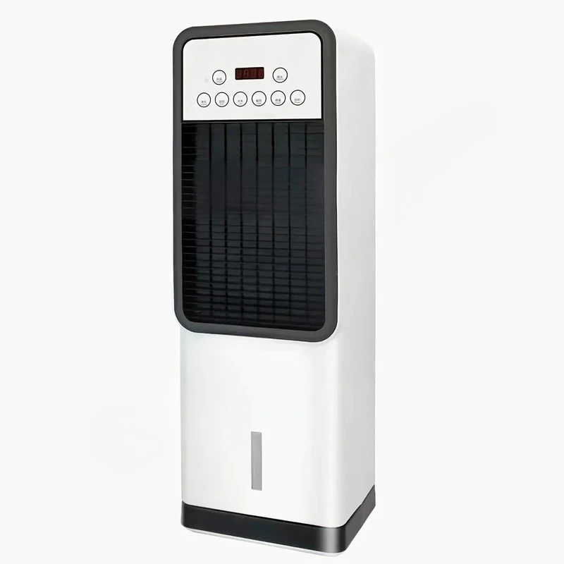 Water-Cooled Air Conditioner Fan Vertical Portable Electric Fan Household Mobile Cooling and Dual-use Heating Fan