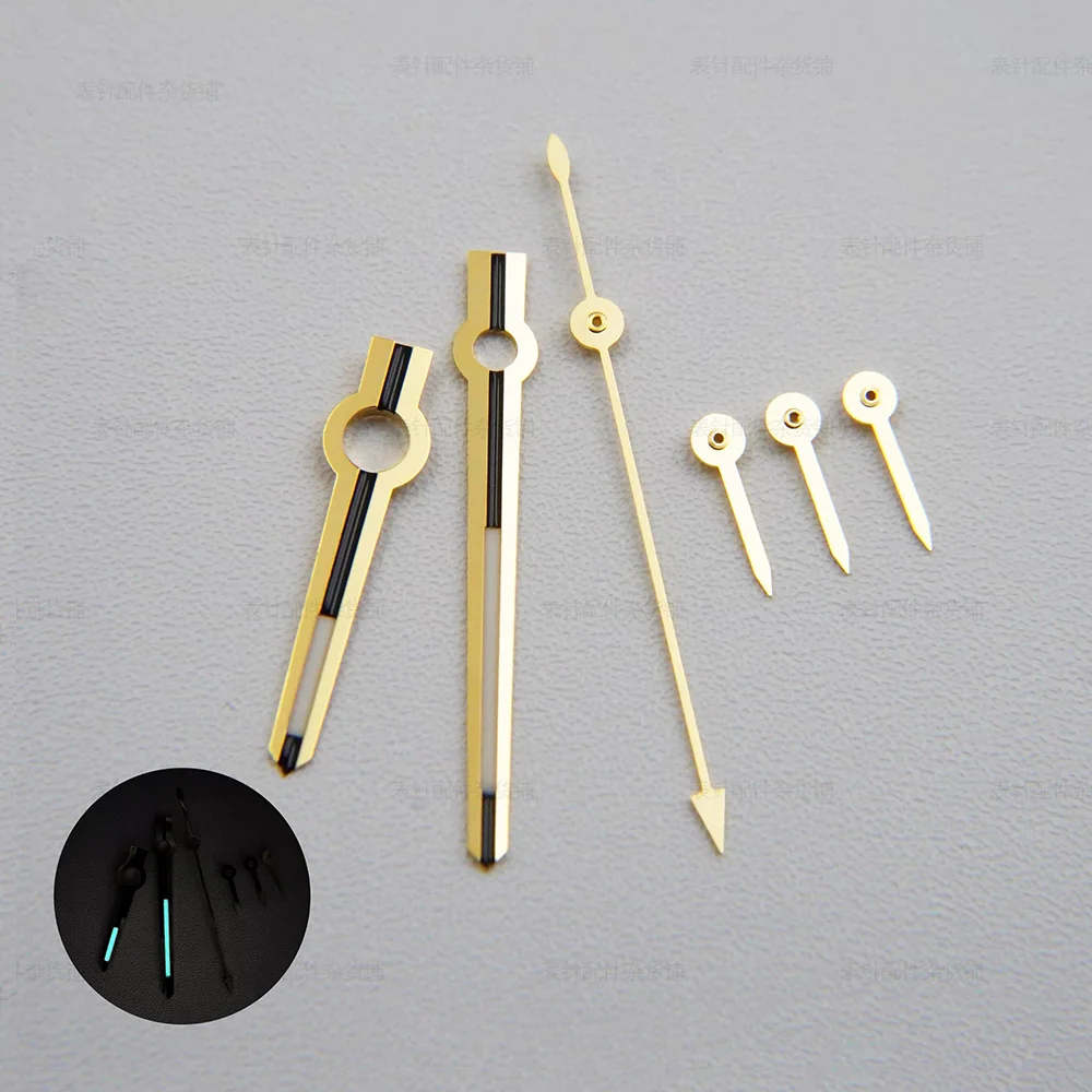 Watch Accessories Watch Hands with Luminous Effect Suitable for 4130/4131 Movement Watch Poiters 6-Pin Repair Parts