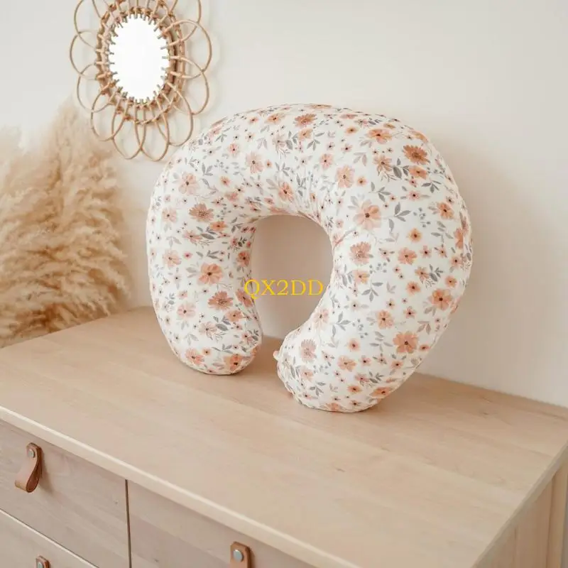 Upgrades Baby Nursing Pillow Covers Comfortable Case Set Of 2 for Easy Cleaning