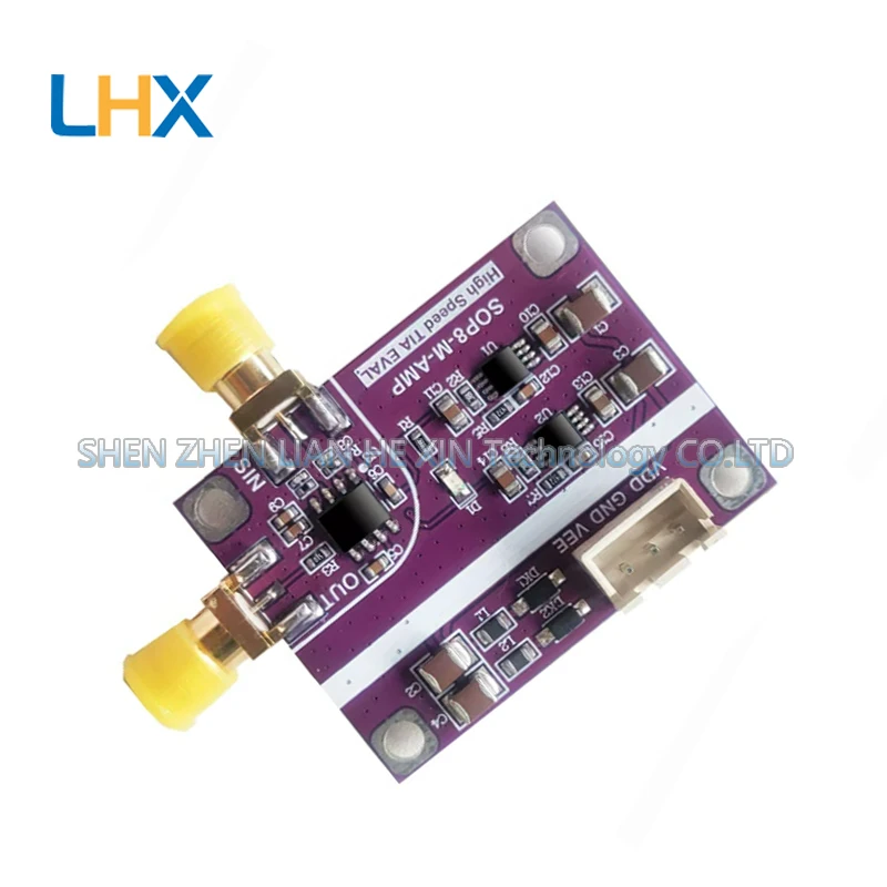 CA3140 Transimpedance Amplifier Module TIA Precise Photodiode Microcurrent Conversion Low Noise Dual Power Supply new
