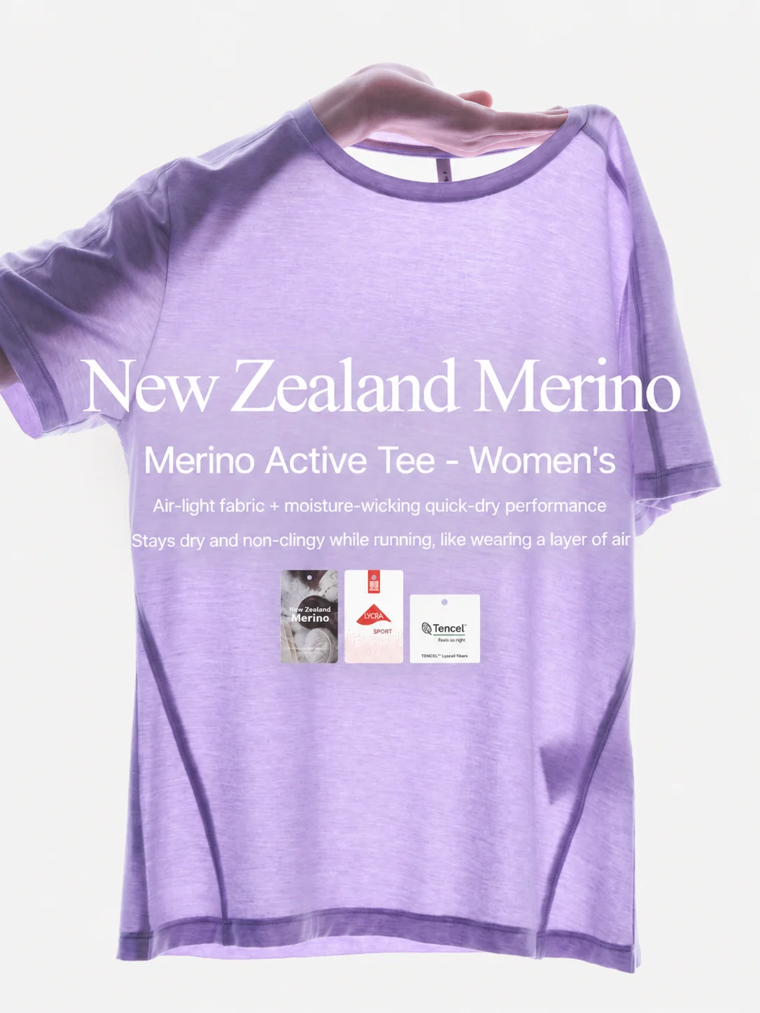 Women Merino Wool Blend Athletic ACTIVE T-Shirt Short Sleeve Quick Dry Odor Resistant Breathable Outdoor Running Hiking Top TEE