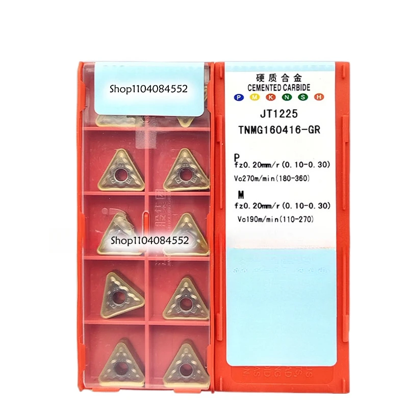 

Original CNC Carbide Inserts TNMG160416-GM GR JT4025 JT1225 JT3115 JT3225 TNMG 160416 Turning Tools