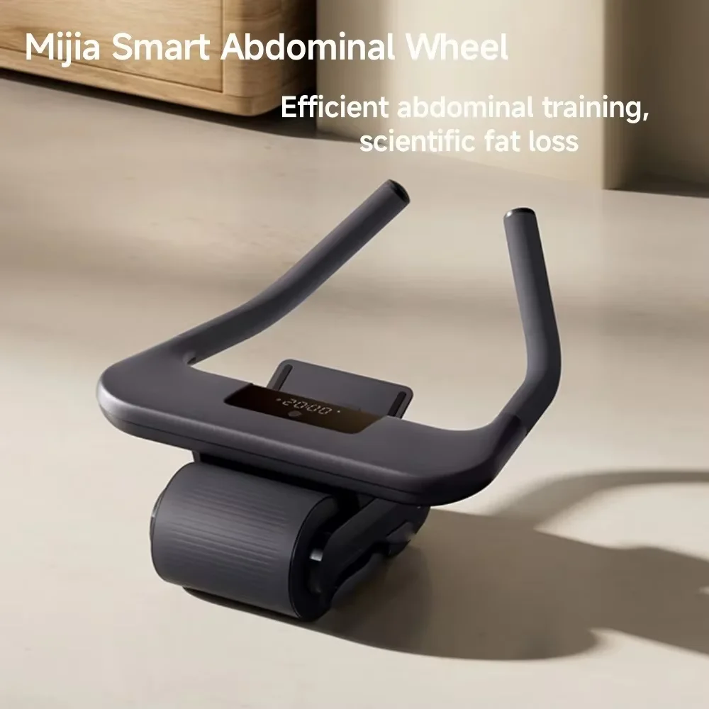 NEW Mijia Smart Abdominal Wheel Exercise Equipment Strong Load Bearing Non-slip Roller Fitness Training Work with Mi Home