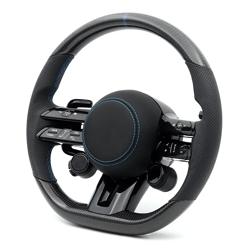Oled Konb Button Carbon Steering Wheel dla Mercedes Benz AMG W205 W204 W177 W213 C63 E63 S63 W212 W213 A B C E S G V cls glc gle