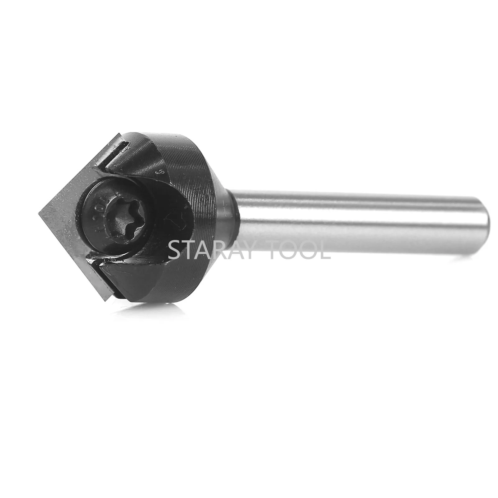 1/4-Inch Shank 90-Degree V-Groove Carbide Router Bit for Woodworking Engraving Carving