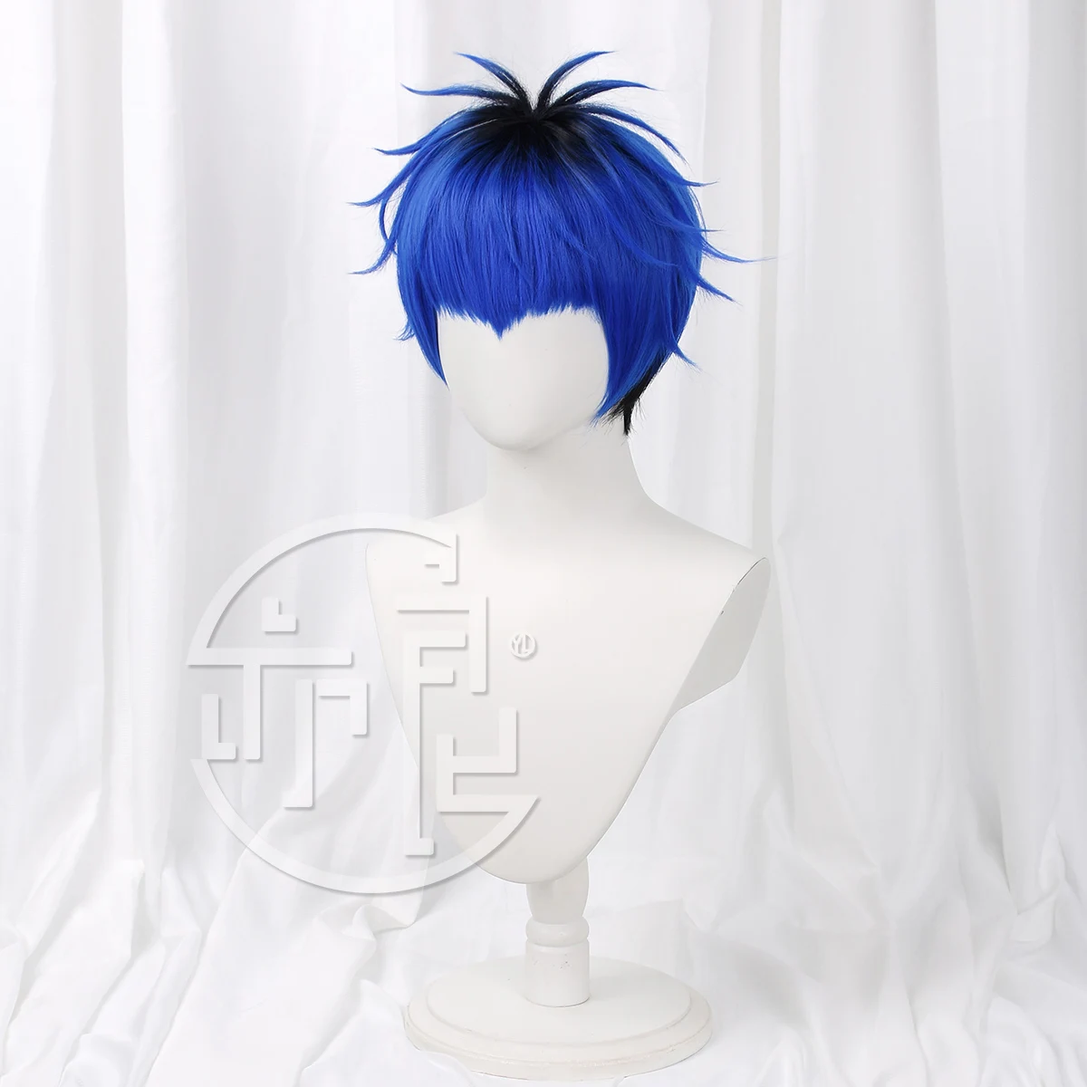 Nouveau La cent ligne: dernière académie de défense Yugamu Omokage Cosplay perruque courte résistant à la chaleur cheveux synthétiques