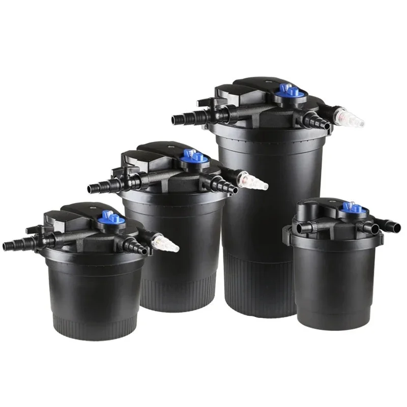 CPF-2500 Fish pond filtration system filter bucket pool fish farming external 16Lsuitable for 3m³ fish pond with germicidal lamp