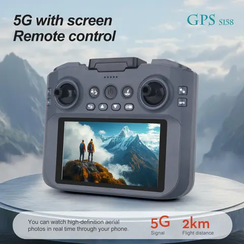 S158 camera drone 10km GPS low battery out control one click return optical flow obstacle avoidance dji квадрокоптер djiminipro4