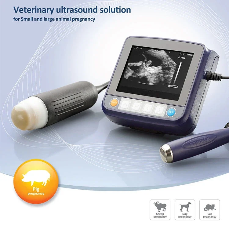 Portable pig cow goat veterinary ultra sound pig pregnancy SUN-806F