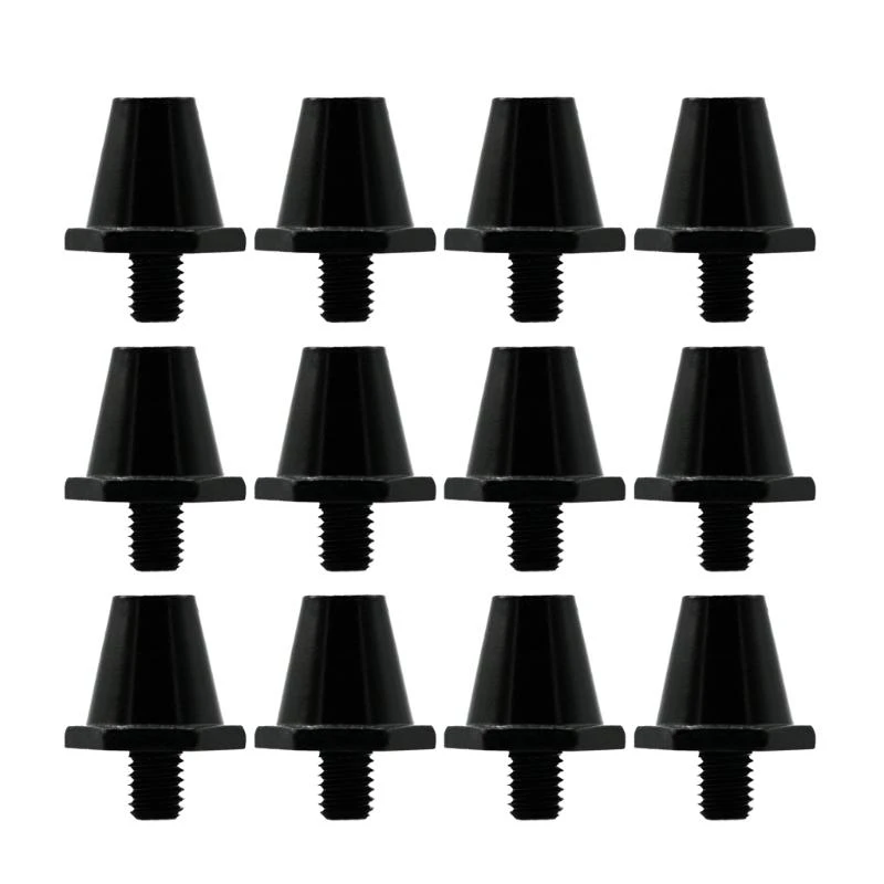 

12Pcs Quality Football Shoe Studs for 5MM Threaded Football Soccer Shoes 11mm/13mm/15mm Football Shoe Replacement Spikes JOME