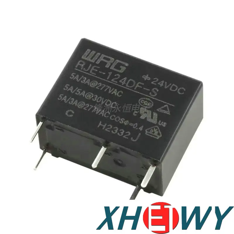 Relay RJE-105DF-S RJE-112DF-S RJE-124DF-S 5A can replace HF33F 5-pin 5A