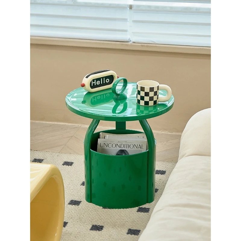 

Lazy space Nordic simple hand carry coffee table home sofa creative storage side few living room light luxury storage corner few