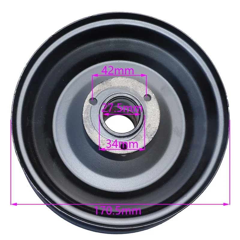 محور العجلة الخلفية 6 بوصة الحافات تستخدم 145/70-6 إطارات الإطارات لملحقات سكوتر ATV Go Kart Buggy