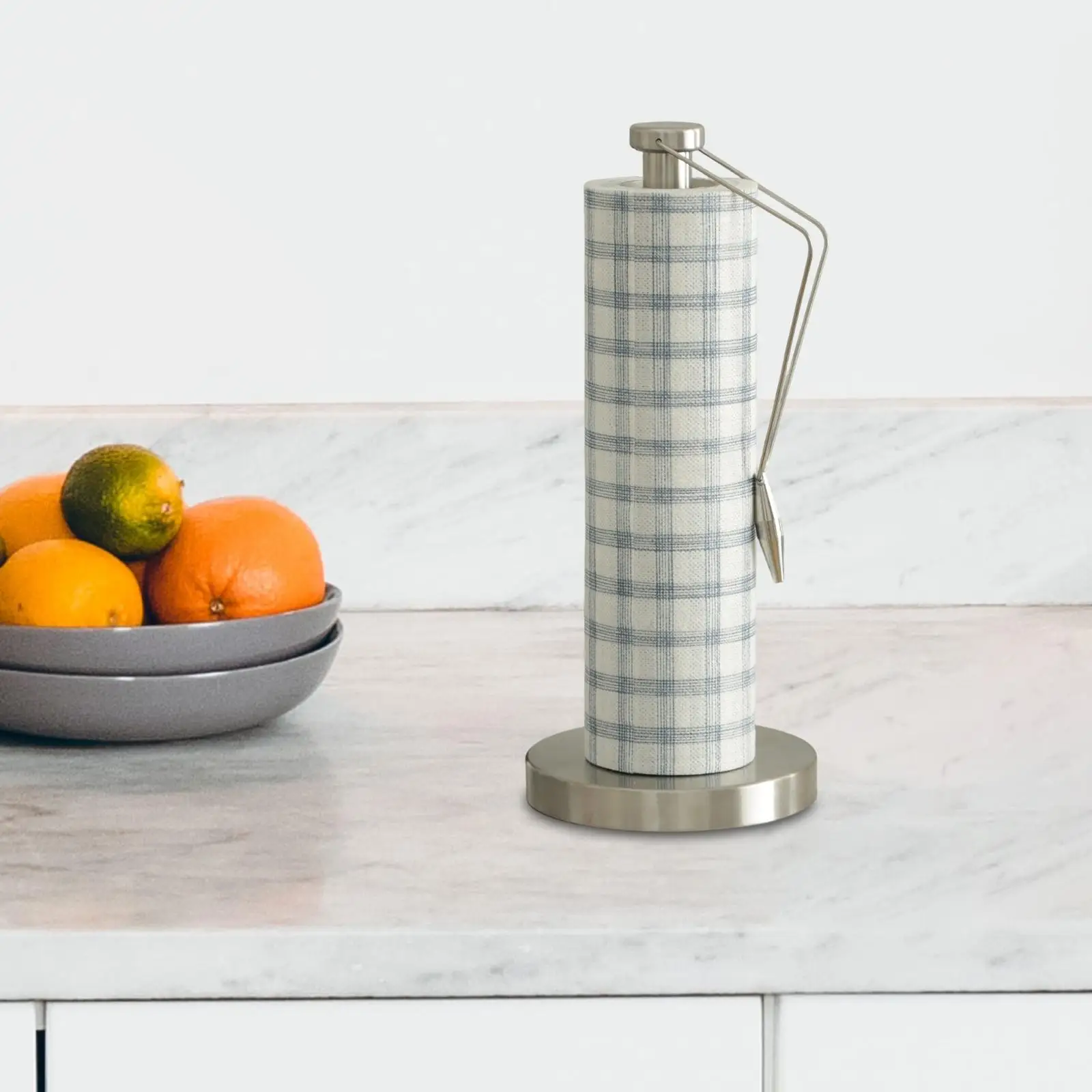 

Stainless Steel Paper Towel Holder Single Handed Kitchen Roll Holder Dispenser for Restaurant