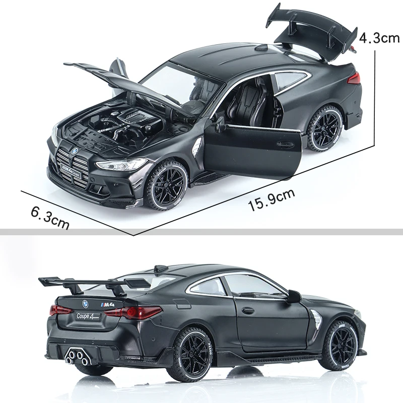 Birthday Gifts For Children Simulation Exquisite Diecasts & Toy Vehicles M4 Coupe Sportcar Newao 1:32 Alloy Collection Model Car