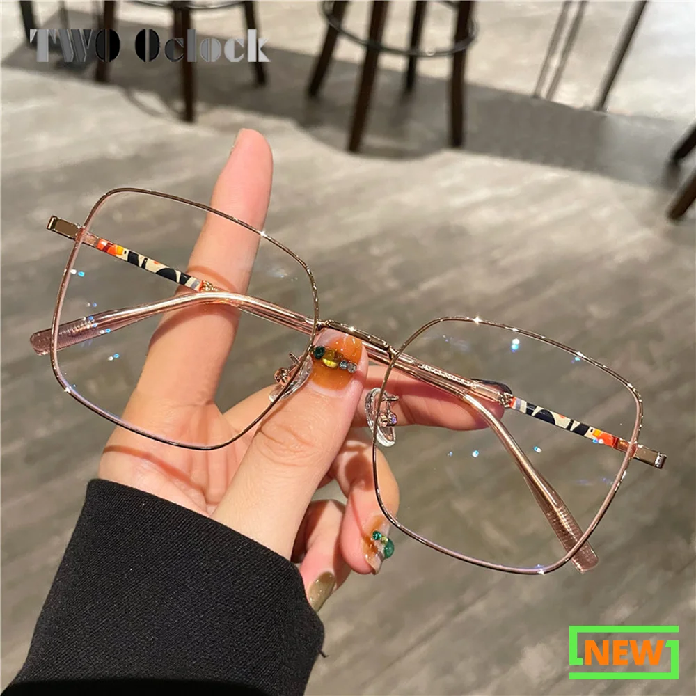 

Square Stylish Glasses Eyeglass Frames For Women Men Prescription Spectacle Frame for Women No Grade Myopia Optic Frame Eyepiece
