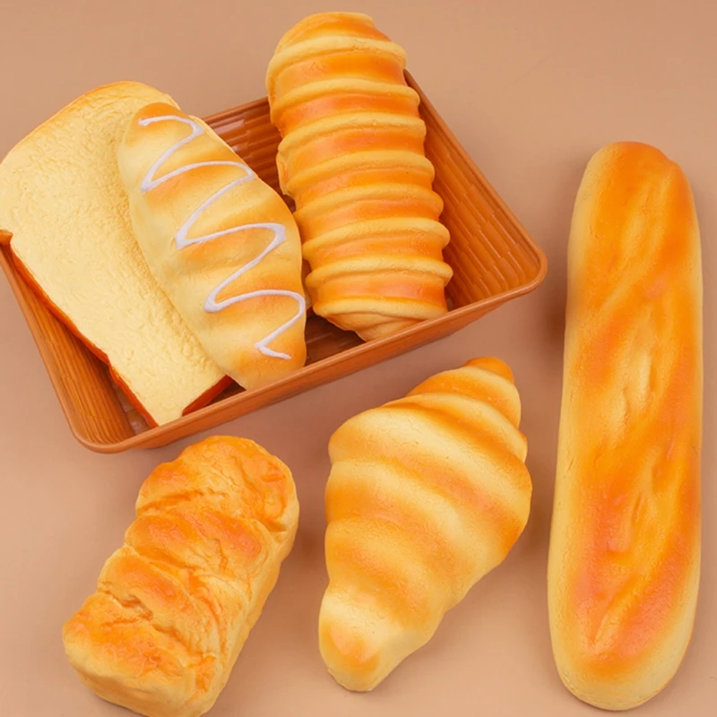 for Play House Help for Autism and Disorders Stress Relief Bread Fake Bread Dropship