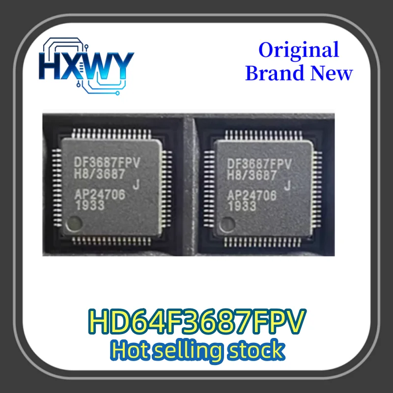 1/10 pcs HD64F3687FPV 3687FP TQFP-64 microcontroller IC electronic chip brand new original in stock fast shipping free shipping