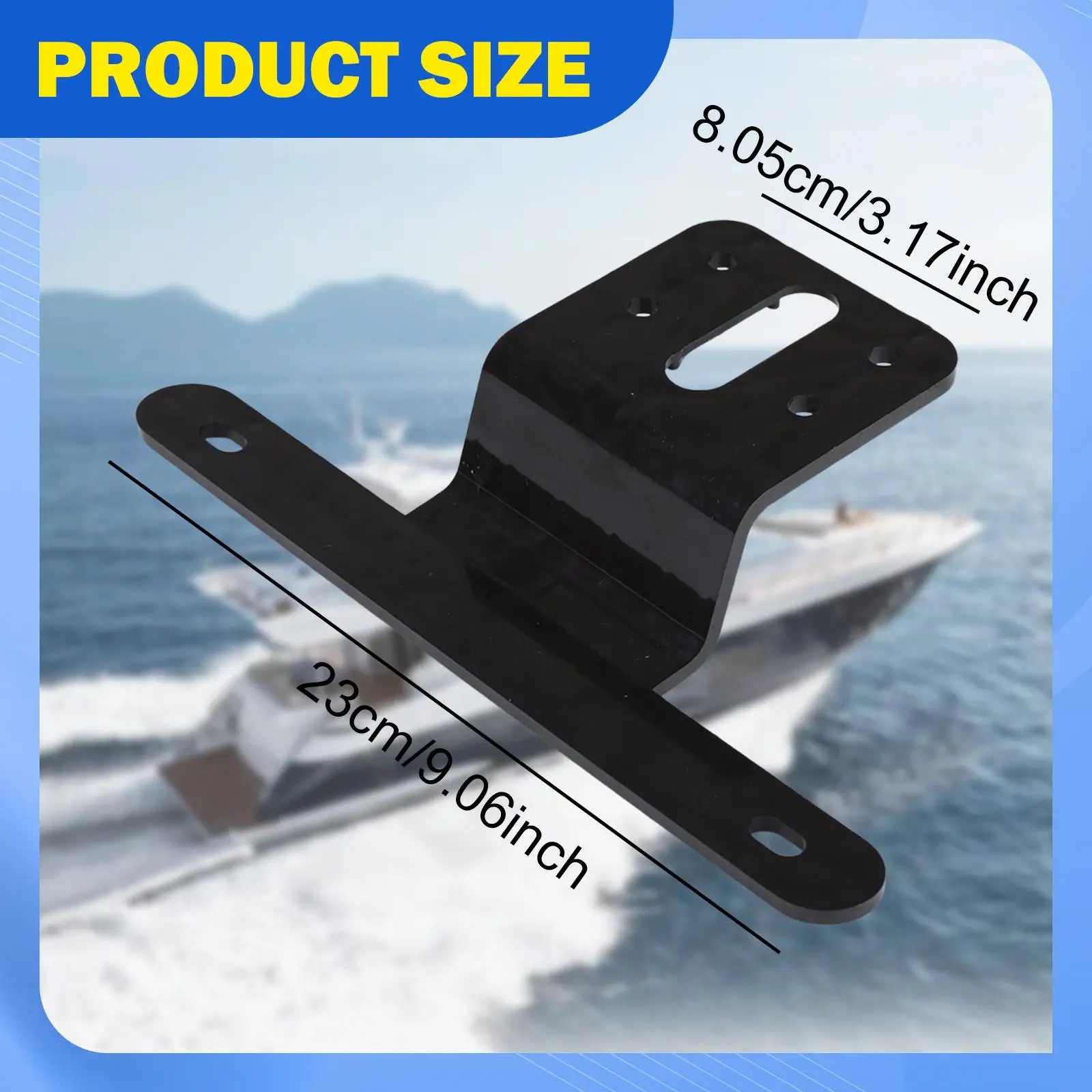 License Plate Light Bracket Durable Plastic Mount for Vehicle Modification Yacht Trailer Universal Car Accessories