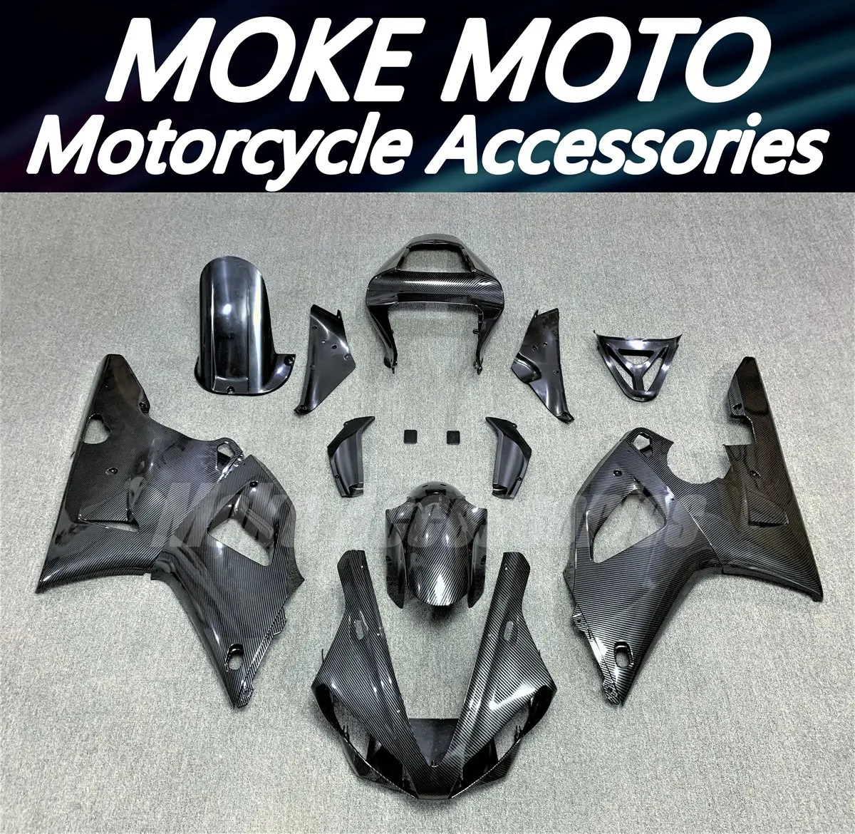 

Комплект обтекателей для мотоцикла, подходящий для Yzf R1 1998-1999, комплект кузовных работ, высокое качество, инъекция ABS, узор из углеродного волокна