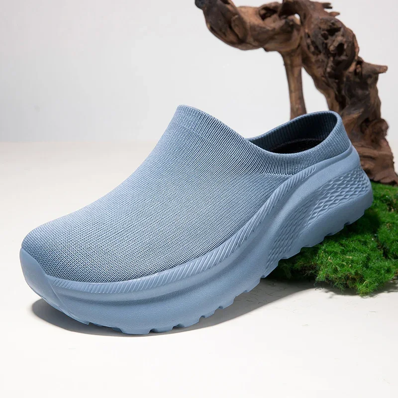 

Мужские полутапочки, модные мужские повседневные туфли на плоской подошве, поддерживающая обувь, мужские кроссовки, Zapatos De Hombre, уличная обувь без шнурков