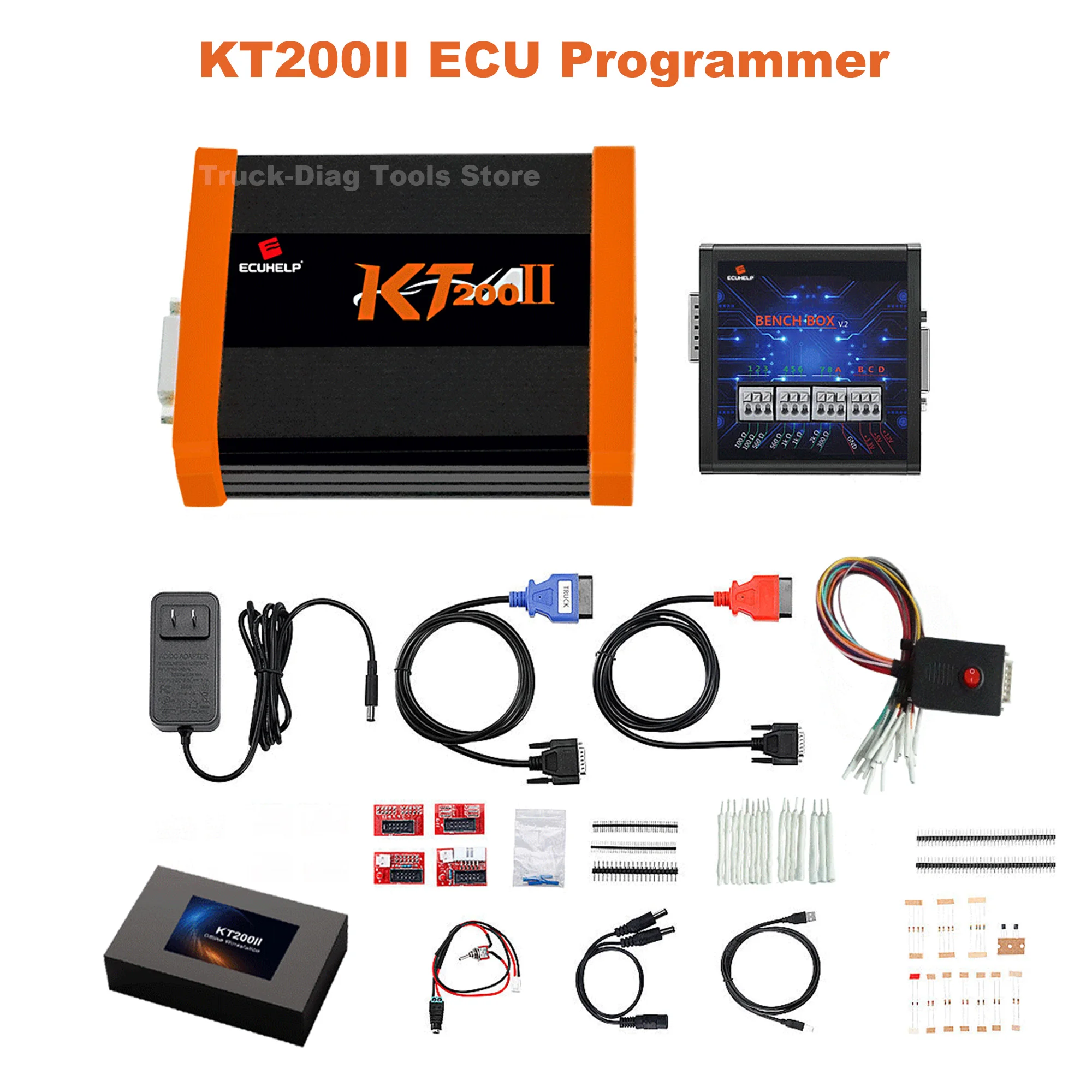 2026 New Full Master KT200II ECU Programmer Support Bench OBD2 BDM For Car Truck TCU KT200 II ECU Master