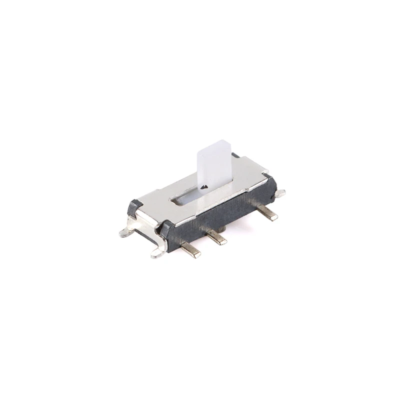 Interruptor de alavanca on-off micro SMD, alça lateral deslizante, micro interruptor pequeno, pequeno, MSK-1106-7P-1.8H, 7Pin, altura de 1,5mm, 10pcs