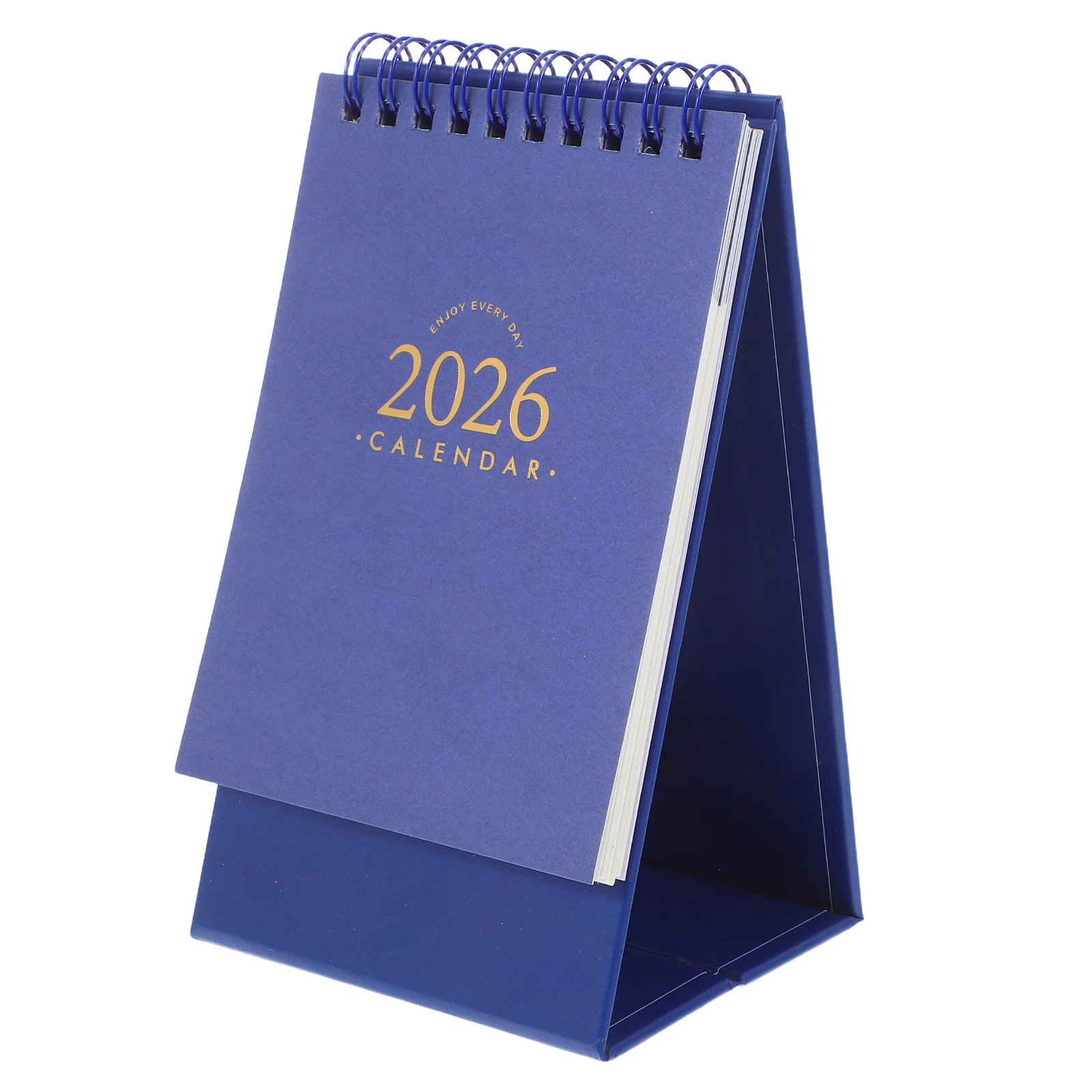 

2026 Desk Calendar Small Desktop Flip Calendar Twin-Wire Binding Monthly Planner For Home Office School Compact Organizer